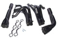 Beyea Custom Headers DLMTY-23T2 Tri-Y Exhaust Headers for Small Block Chevy, 23 Degree Head, 1.75 to 2 Inch Primary Tubes, 3.5 Inch Collector, Steel, Black Finish