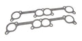 BEYEA Custom Headers HG13AP Exhaust Header Gasket for Small Block Chevy, 13 Degree D Port, Steel Core Graphite, Pair