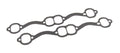 Beyea Custom Headers HG23 Exhaust Header and Manifold Gasket for Small Block Chevy, Oval Port, Graphite, Pair