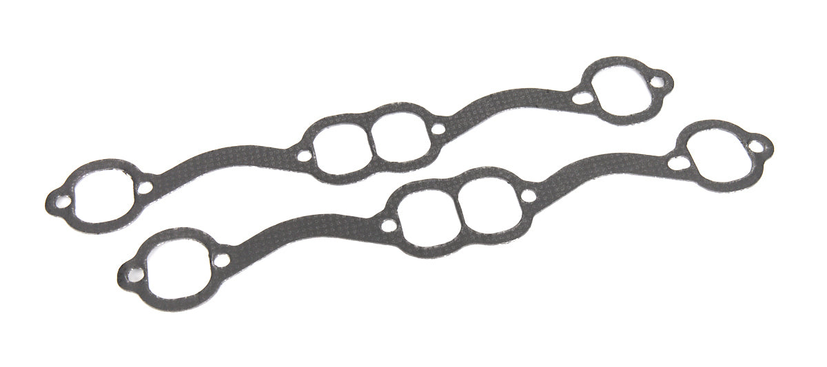 Beyea Custom Headers HG23 Exhaust Header and Manifold Gasket for Small Block Chevy, Oval Port, Graphite, Pair