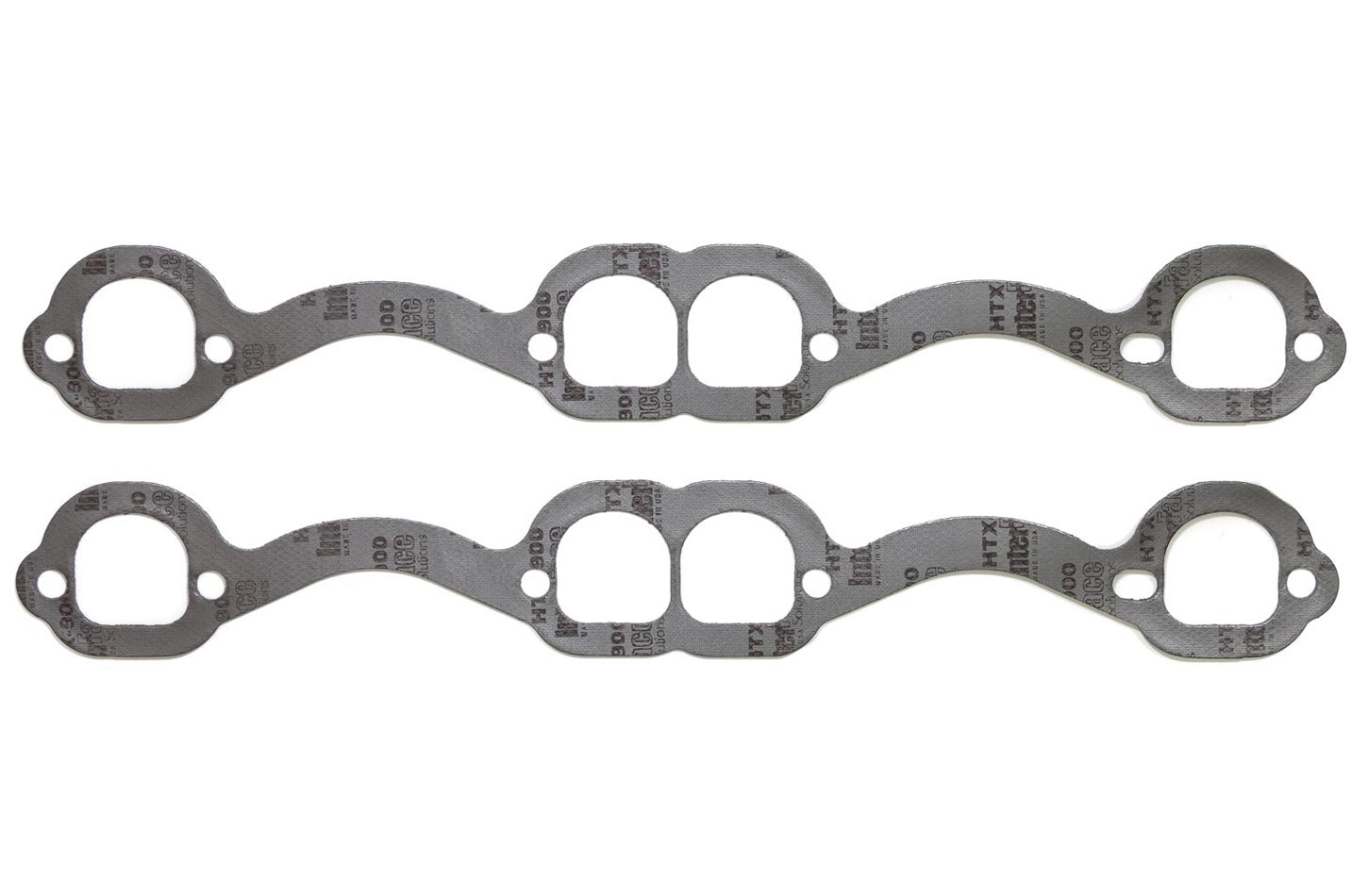 BEYEA Custom Headers HG604 Exhaust Header and Manifold Gasket for Small Block Chevy 1.550 x 1.670 Inch D Port Pair