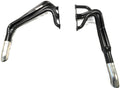 Beyea Custom Headers IDM602-NSM-G SBC Modified Header Set for Small Block Chevrolet, 1-5/8 Inch Primary, 2.75 Inch Collector, Steel with Black Paint Finish