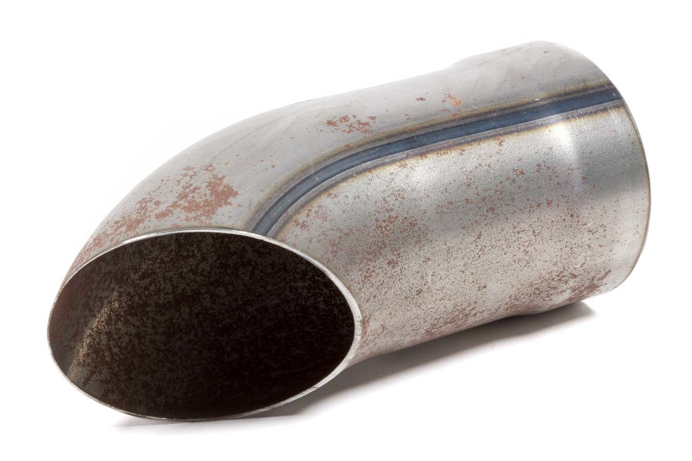 Beyea Custom Headers TD3.5 3.5 Inch Weld-On Exhaust Tip with Angled Cut and Turndown Style