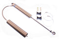 Bilstein 7100 Series Shock with Reservoir AK7112SB06, Monotube Design, 16.10 Inch Compressed Length, 27.68 Inch Extended Length, 2 Inch Diameter Steel Body