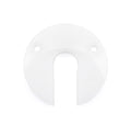 BILSTEIN E4-MBS-XXX6A14 Bump Stop Packer, 0.267 Inch Thickness, 14 mm Shaft, Plastic, White
