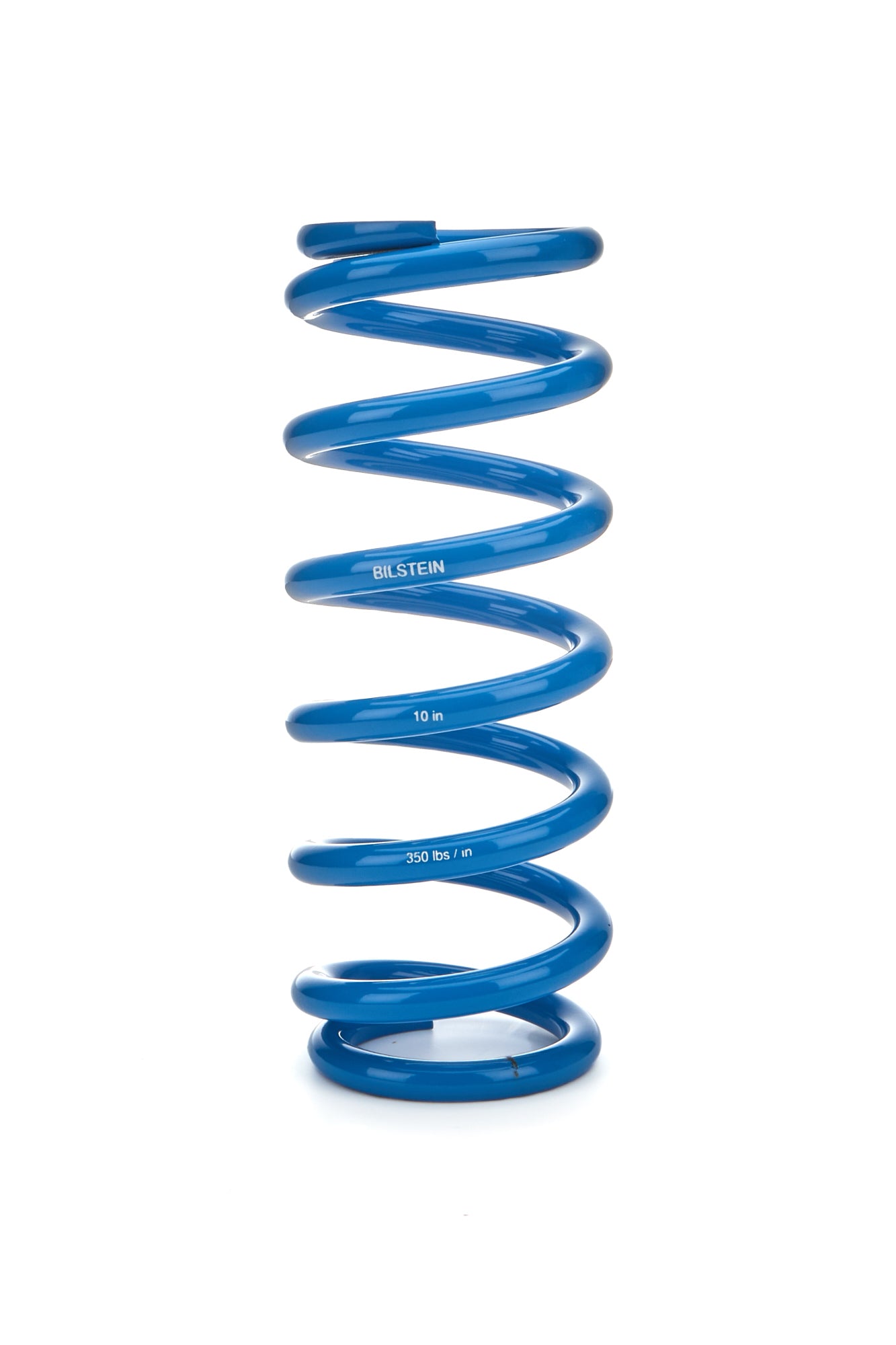 Bilstein E4-MCS-0060A00 Coil Spring, 2.5 Inch ID, 10 Inch Length, 350 lb/in Spring Rate, Steel, Blue Powder Coat