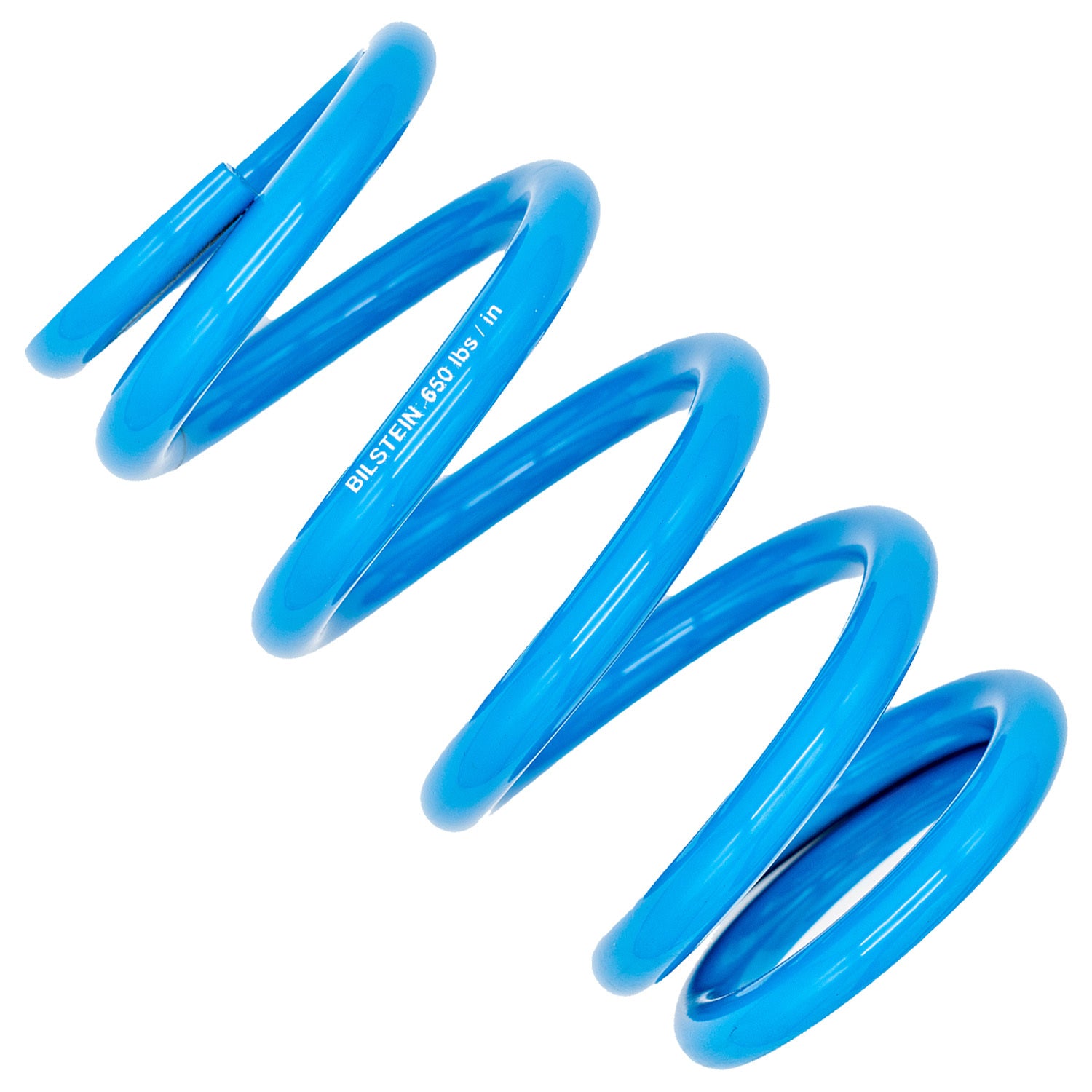 Bilstein E4-MCS-0067A00 Coilover Spring, 2.5 Inch ID, 7 Inch Length, 650 lb/in Spring Rate, Steel, Blue Powder Coat