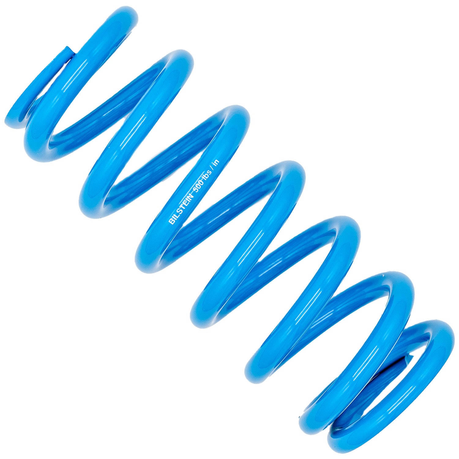 Bilstein E4-MCS-0073A00 Coilover Spring 2.5 Inch Inner Diameter 10 Inch Length 500 lb/in Steel with Blue Powder Coat