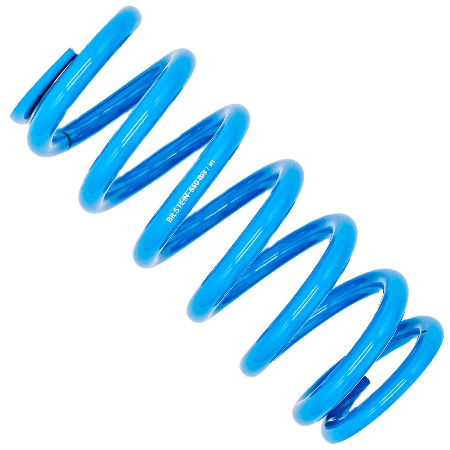 Bilstein E4-MCS-0074A00 Coilover Spring 2.5 Inch Inner Diameter, 10 Inch Length, 550 lb/in Spring Rate, Steel with Blue Powder Coat Finish