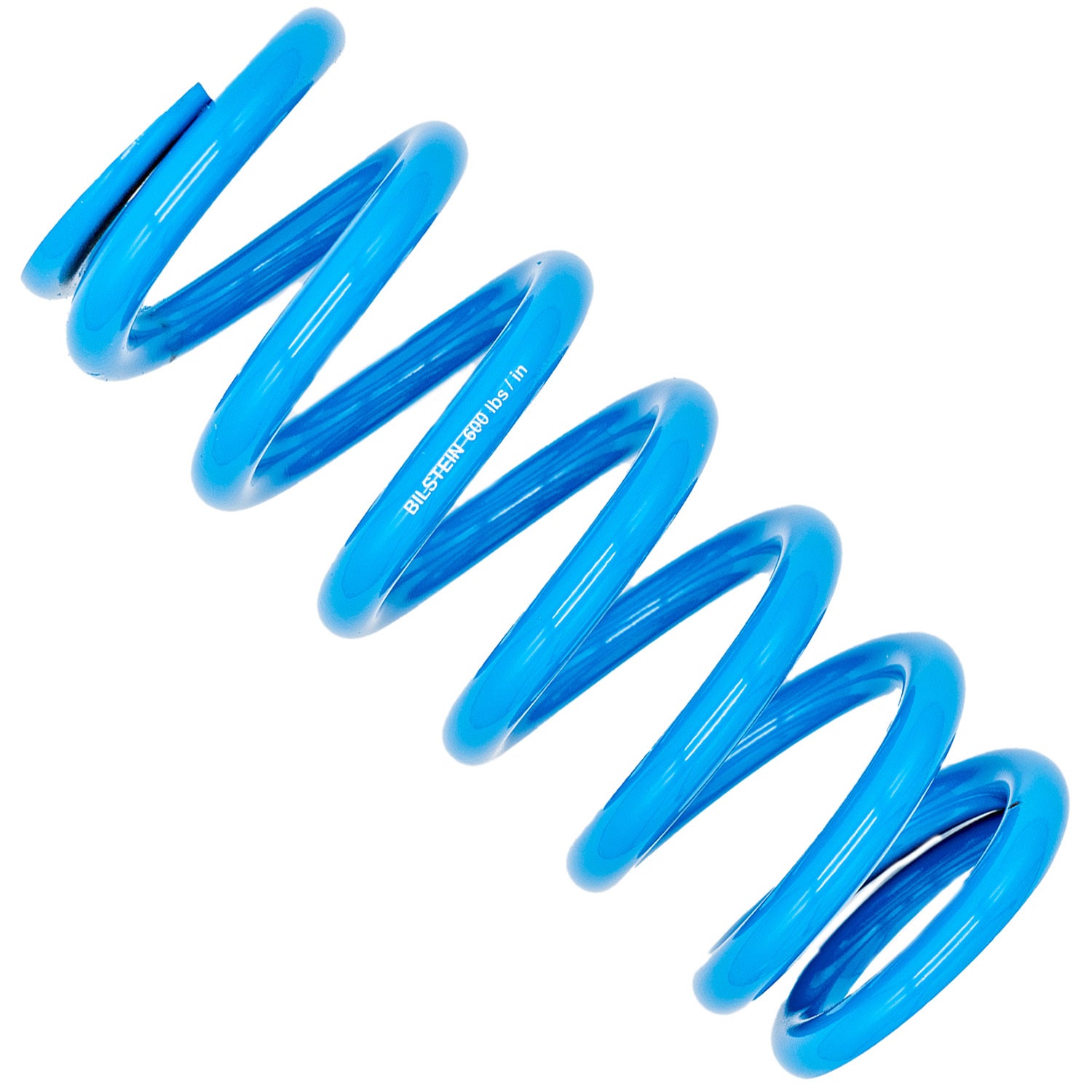 BILSTEIN Coilover Spring E4-MCS-0075A00, 2.5 Inch Inner Diameter, 10 Inch Length, 600 lb/in Spring Rate, Steel with Blue Powder Coat Finish