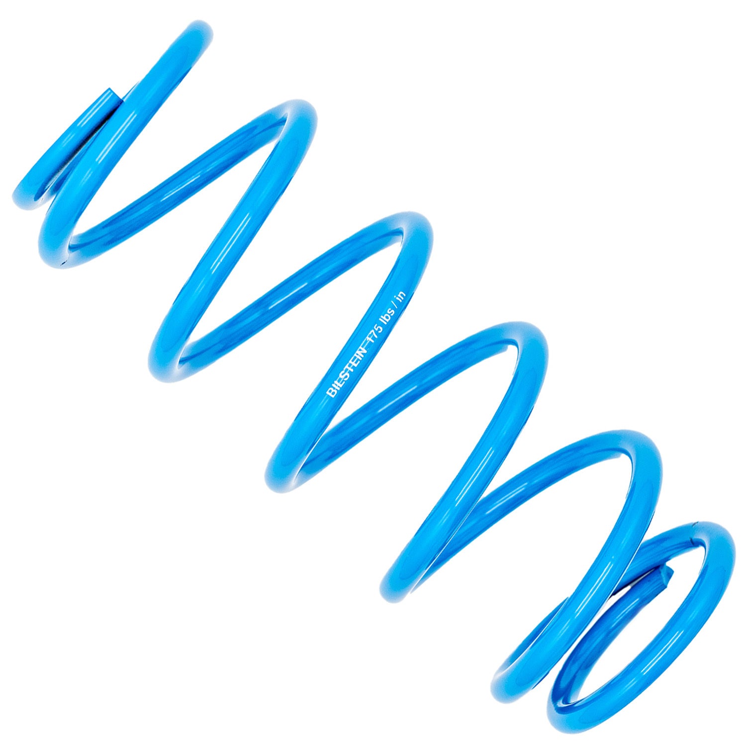 Bilstein E4-MCS-0088A00 Coil Spring Coil-Over 2.5 Inch ID, 10 Inch Length, 175 lb/in Spring Rate, Steel, Blue Powder Coat