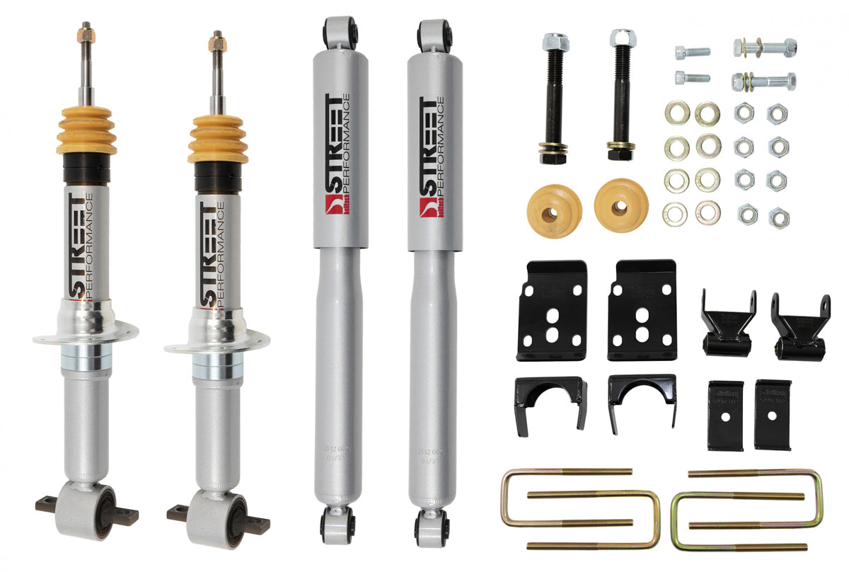Bell Tech 1000SP Complete Lowering Kit for Ford F-150 2015-2020 with 3 Inch Front and 5.5 Inch Rear Drop