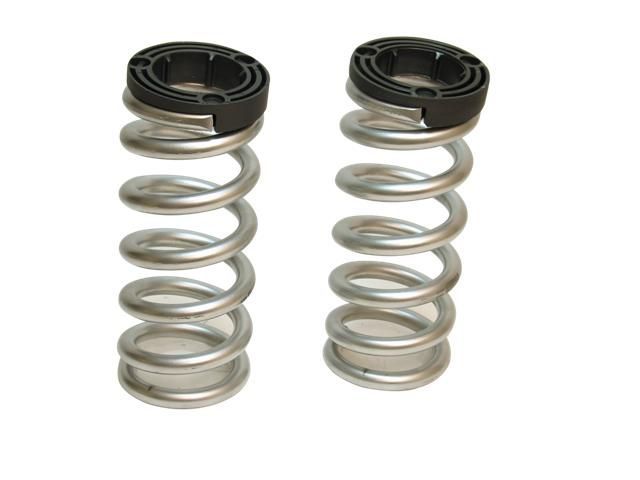 Bell Tech BLL23405 Pro Coil Suspension Spring Kit for GM C1500 Pickup Trucks, 2 Inch Drop, Steel, Silver Powder Coat