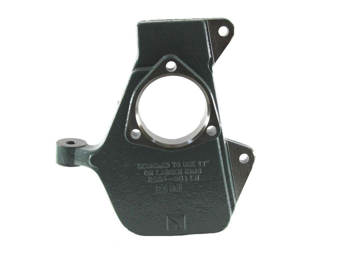 Bell Tech 2508 Drop Spindle Set for GM Fullsize SUVs and Trucks, Driver and Passenger Side, Iron, Black Finish