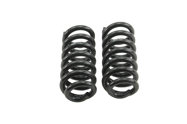 BELL TECH BLL4700 Suspension Spring Kit for GM Fullsize Trucks 1963-1986, 1 Inch Drop, Steel, Silver Powder Coat, Front Pair