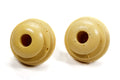Bell Tech BLL4922 Bump Stop Kit with Button Head, 2.5 Inch OD, 1.26 Inch Tall, Stud Mount, Foam Padding, Yellow