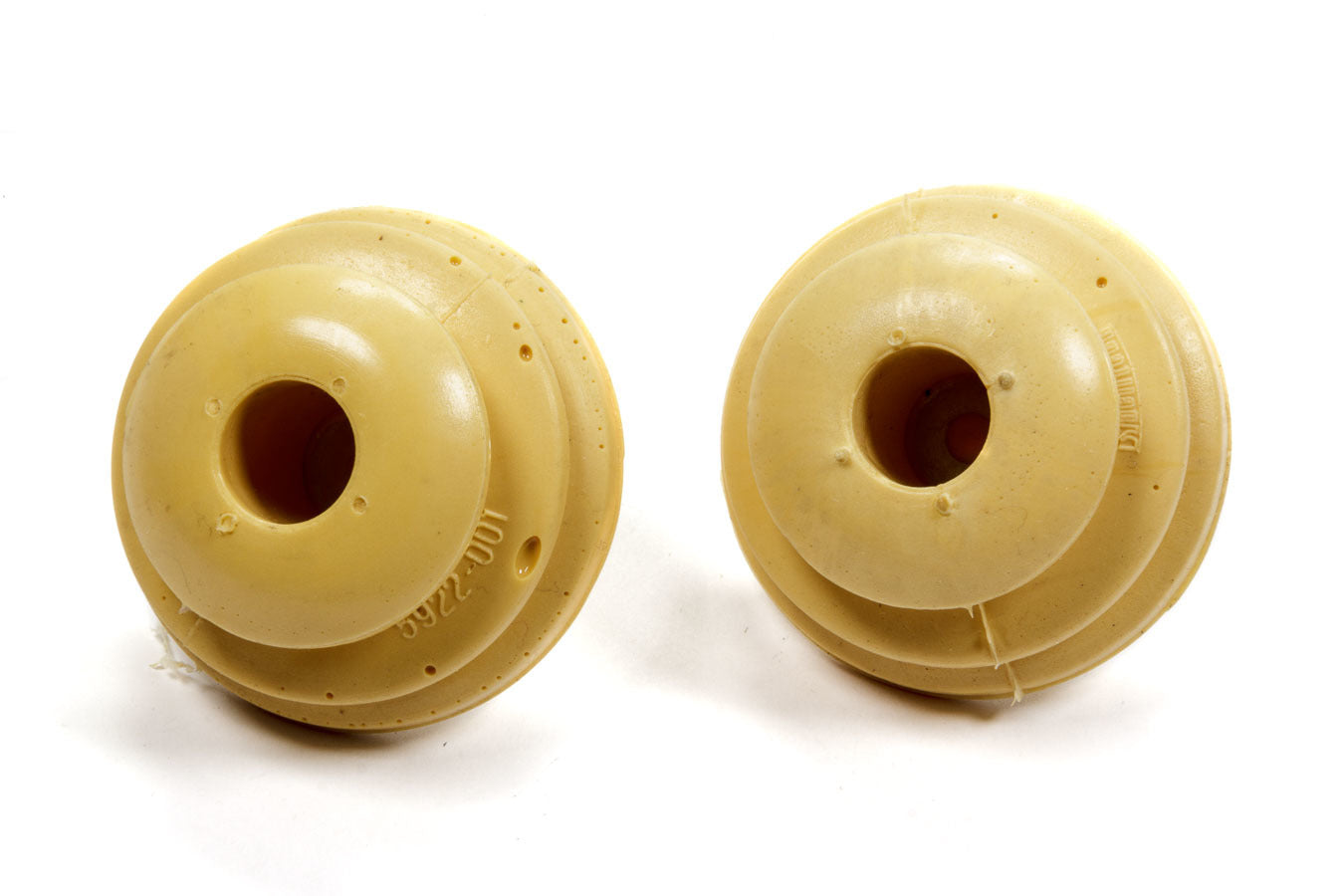 Bell Tech BLL4922 Bump Stop Kit with Button Head, 2.5 Inch OD, 1.26 Inch Tall, Stud Mount, Foam Padding, Yellow
