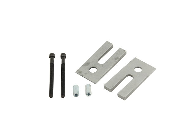 Bell Tech 4977 4 Degree Aluminum Leaf Spring Shim, 2-1/2 Inch Width, Natural Finish, Pair
