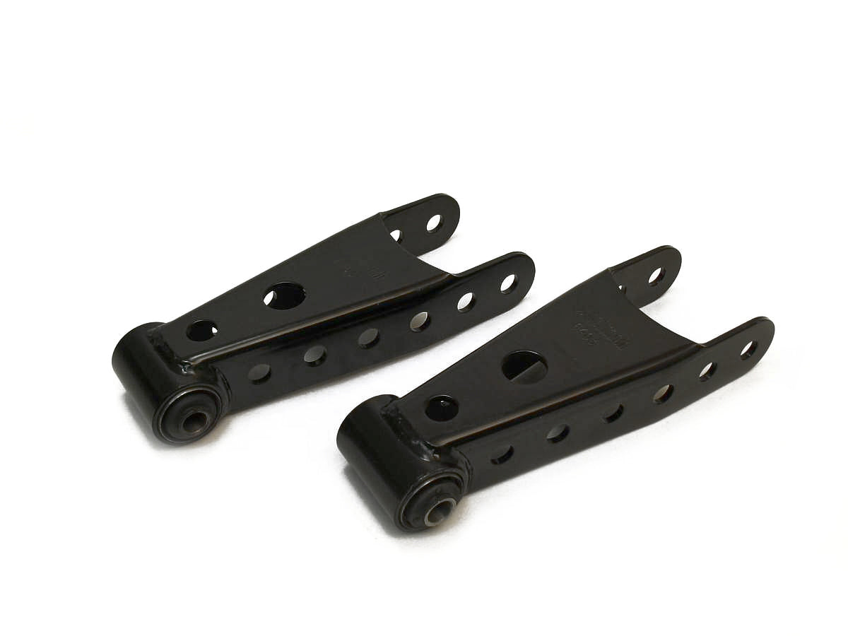 Bell Tech BLL6403 Shackle Kit with 3 Inch Drop and Rubber Bushings for GM Fullsize Trucks
