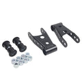 Bell Tech BLL6426 Spring Shackle Kit for Ford Fullsize Trucks 2014-2020, 1 to 2 Inch Drop, Steel with Rubber Bushings, Black Powder Coat Finish