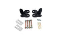 Bell Tech BLL6565 Front Leaf Spring Bracket Kit for Ford F-150 (2015-2020), Steel, Black Powder Coat, Pair