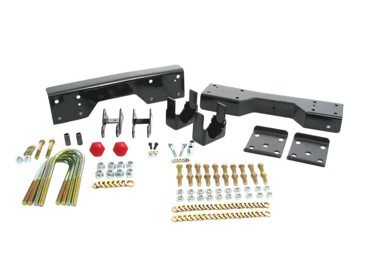 Bell Tech 6605 Rear Flip Kit for GM C1500 Pickup Trucks, 1988-1998, 6-Inch Lowering, Steel, Black Powder Coat Finish