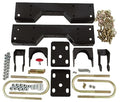 Bell Tech 6650 Rear Flip Kit for GM C2500 Pickup Trucks, 6 Inch Lowering, Steel with Black Powder Coat Finish