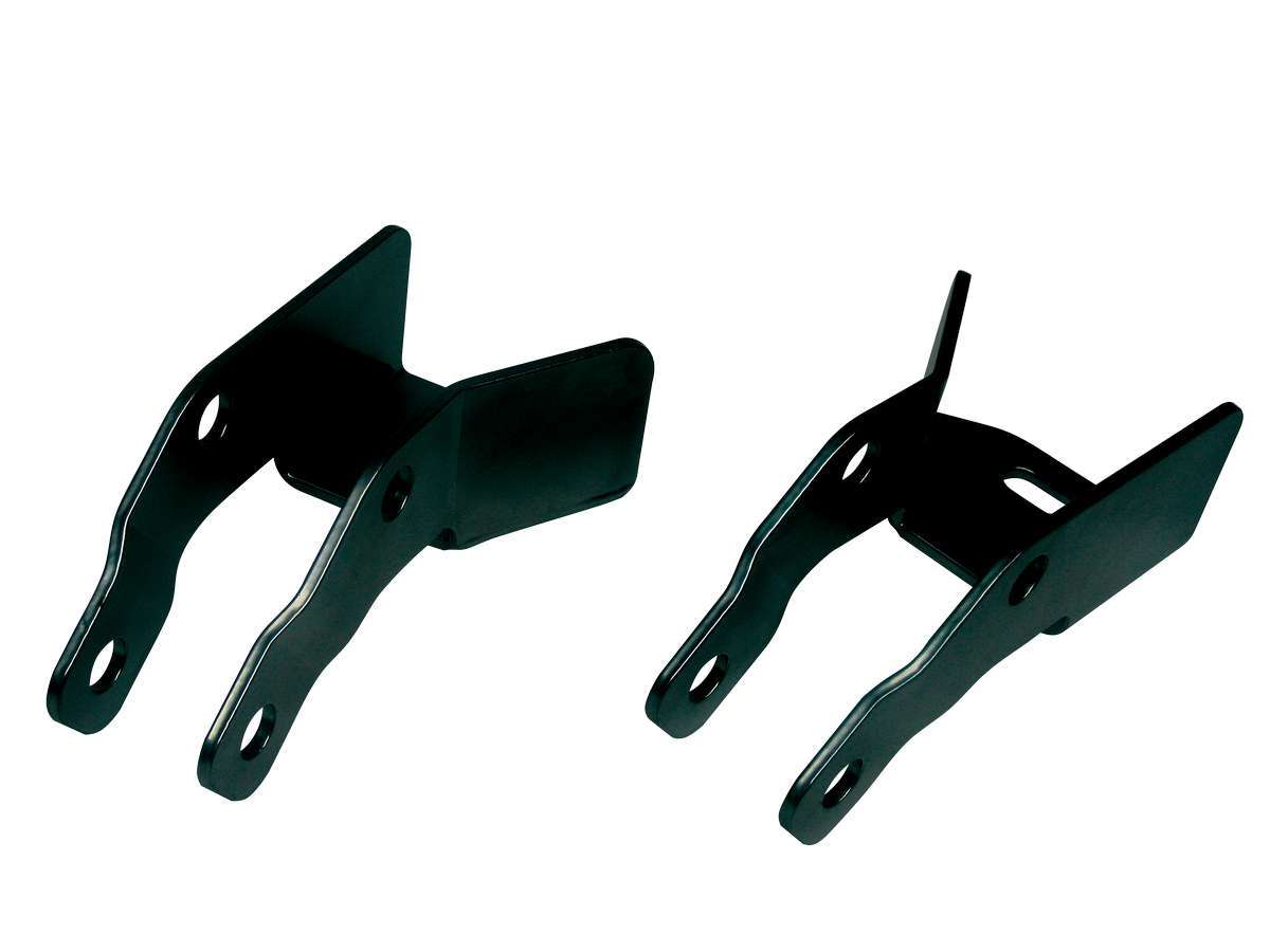 BELL TECH Shock Extension Bracket for GM Fullsize SUVs 2000-2019, Rear, Steel, Black Powder Coat, Pair, Part Number 6651