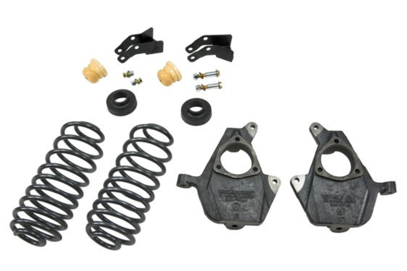 Bell Tech 753 Lowering Kit for GM Fullsize SUVs, 3 Inch Front / 4 Inch Rear Coil Springs and Hardware