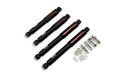 Bell Tech Nitro Drop 2 Shock Absorber for GM Fullsize SUVs and Trucks 1978-1986, 2 to 6 Inch Lowering, Twintube Steel Black Finish