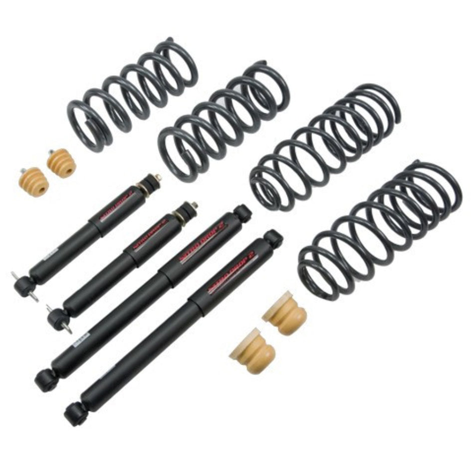 Bell Tech 963ND Lowering Kit for Dodge Ram 2009-2016 with 2 Inch Front and 4 Inch Rear Drop, Coil Springs and Shocks