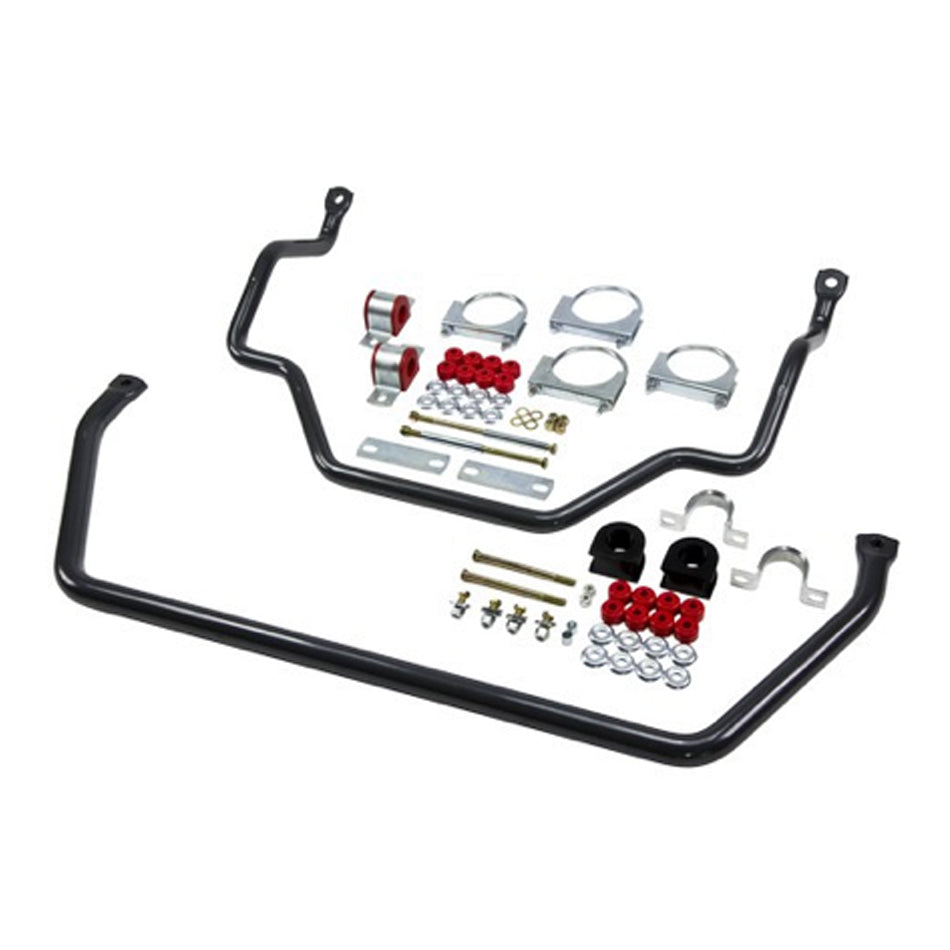Bell Tech BLL9908 Sway Bar Kit for GM Fullsize SUVs and Trucks 1973-1991, Front 1.375 Inch Diameter and Rear 1.125 Inch Diameter with Steel Brackets, End Links, Hardware, and Polyurethane Bushings