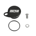 B and M Automotive Transmission Speedometer Port Plug for Mopar TF-727, 36RH, 37RH, 46RH, 47RH with Aluminum Black Anodized Finish