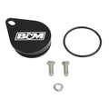 B and M Automotive Transmission Speedometer Port Plug for GM TH400 Series, Aluminum Black Anodized with Hardware