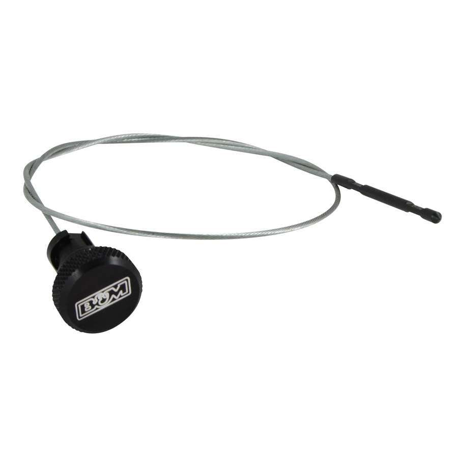 B and M Automotive Locking Transmission Dipstick for Chrysler NAG-1A/T, 33.8 Inch Aluminum Black Anodized