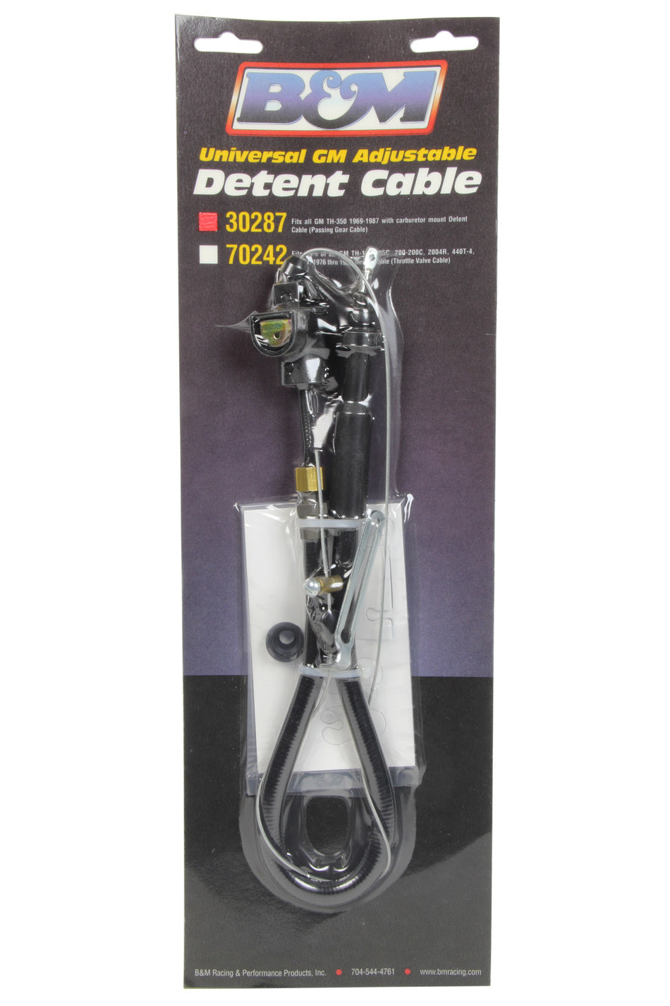 B and M Automotive Part Number 30287 Adjustable Kickdown Cable for TH350 Transmission