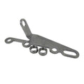 B and M Automotive Cable Bracket for GM Trans Bandit Style Shifters – Steel, Natural Finish