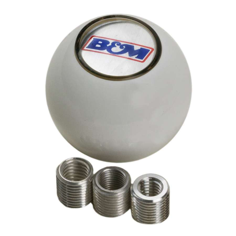 B and M Automotive 46110 4-Speed Shifter Knob with Universal Thread Fitment