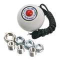B and M Automotive 46112 Round Button Shifter Knob with 12V Button and Universal Thread Fit