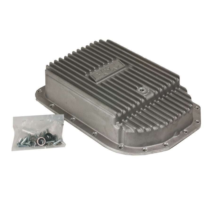 B & M Automotive 70295 Aluminum Transmission Pan for GM 4L80E with Deep Sump and 3 Quart Capacity