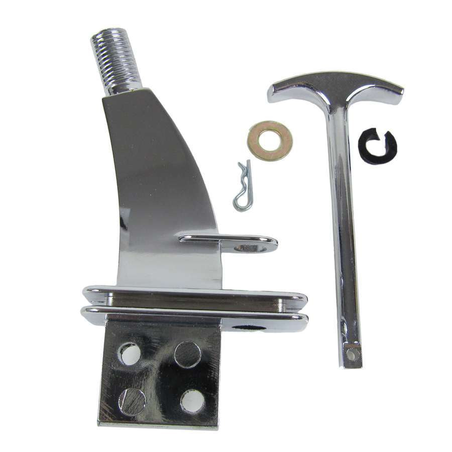 B and M Automotive Megashifter Short Stick Steel Chrome Part 80695