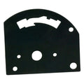 B and M Automotive BMM80711 Shifter Gate Plate for 3-Speed Standard Pattern, Steel, Black Finish