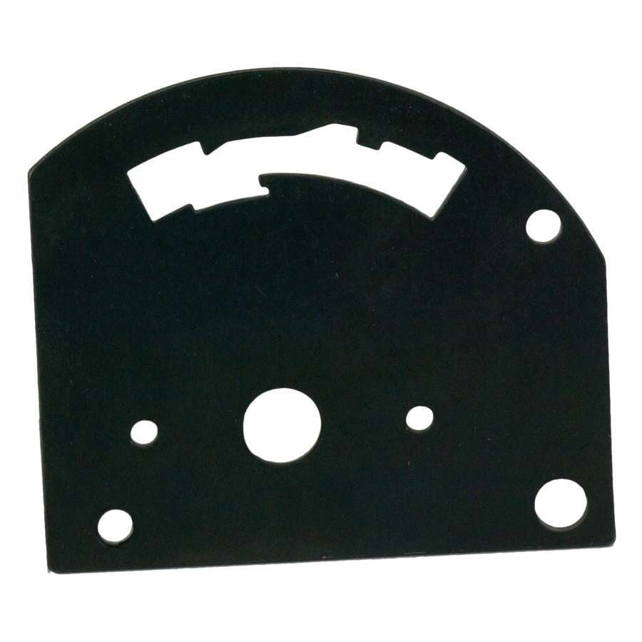 B and M Automotive BMM80711 Shifter Gate Plate for 3-Speed Standard Pattern, Steel, Black Finish
