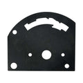 B and M Automotive BMM80712 Shifter Gate Plate for 4-Speed Forward Pattern, Steel, Black Finish