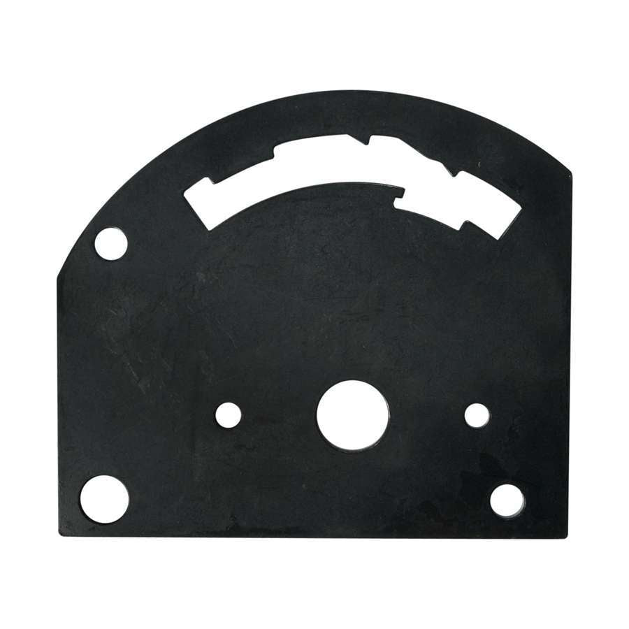 B and M Automotive BMM80712 Shifter Gate Plate for 4-Speed Forward Pattern, Steel, Black Finish