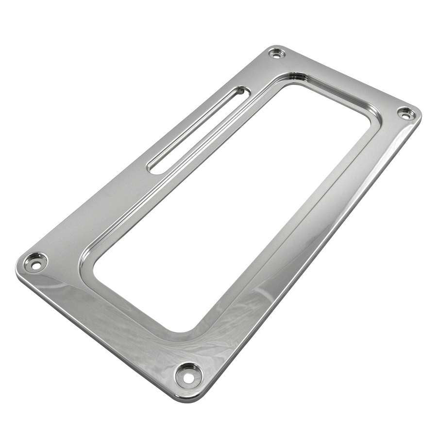 B&M Automotive 80820 Chrome Plastic Shifter Cover Plate for Mega and Sport Series Shifters