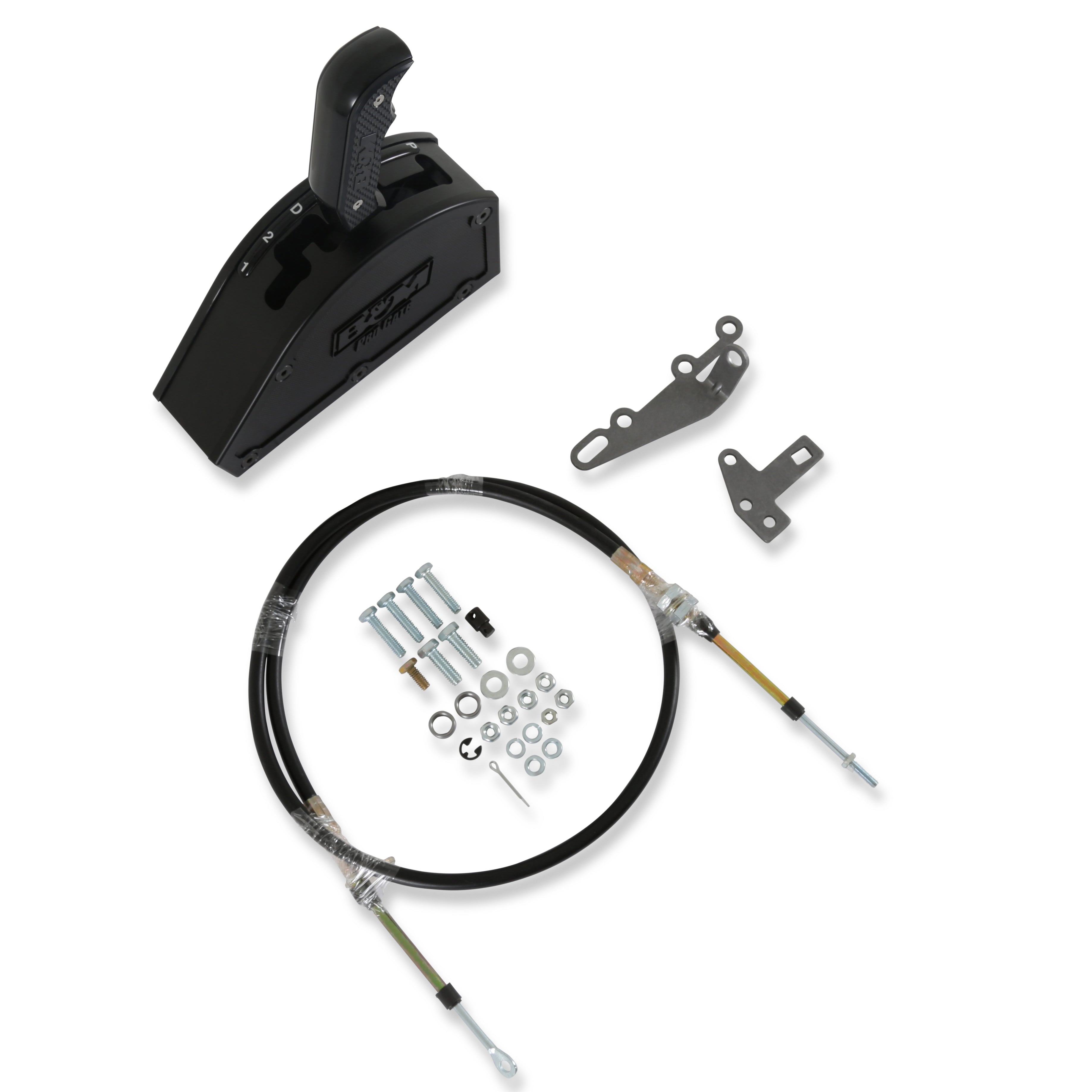 B and M Automotive Pro Gate Auto Shifter Rear Exit with Reverse Lockout for GM 3-Speed Transmission