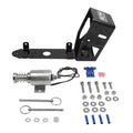 B and M Automotive Solenoid Shift Kit for Pro-Stick, 12V, Black Anodized with Bracket and Hardware
