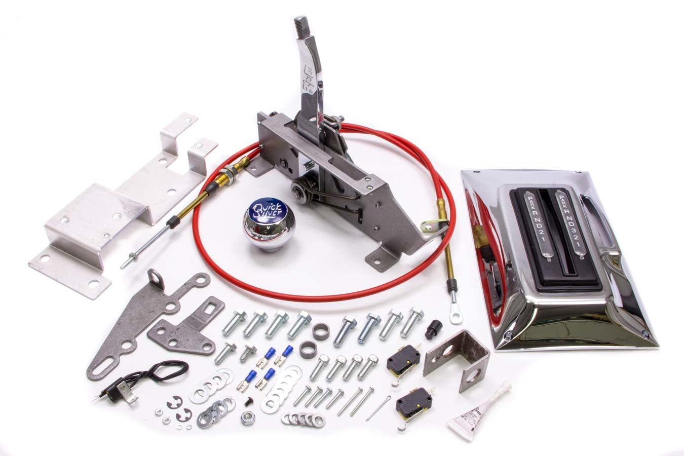 B and M Automotive Quicksilver Shifter for 1968-1969 Chevrolet Camaro with Console Mount and 5 ft Cable