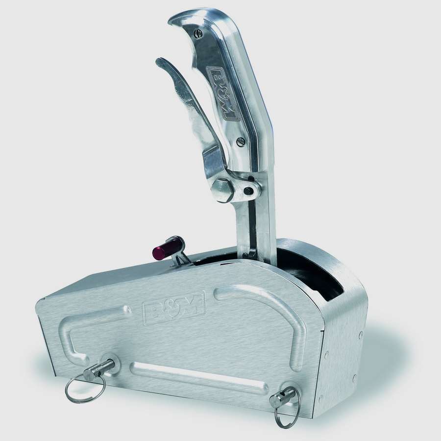 B and M Automotive Magnum Grip Pro Stick Shifter for Automatic Transmissions with 5 ft Cable and Floor Mount Design